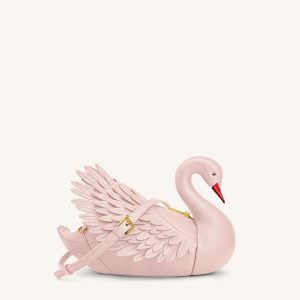 Alani Sac bandoulière en forme de cygne - Rose clair