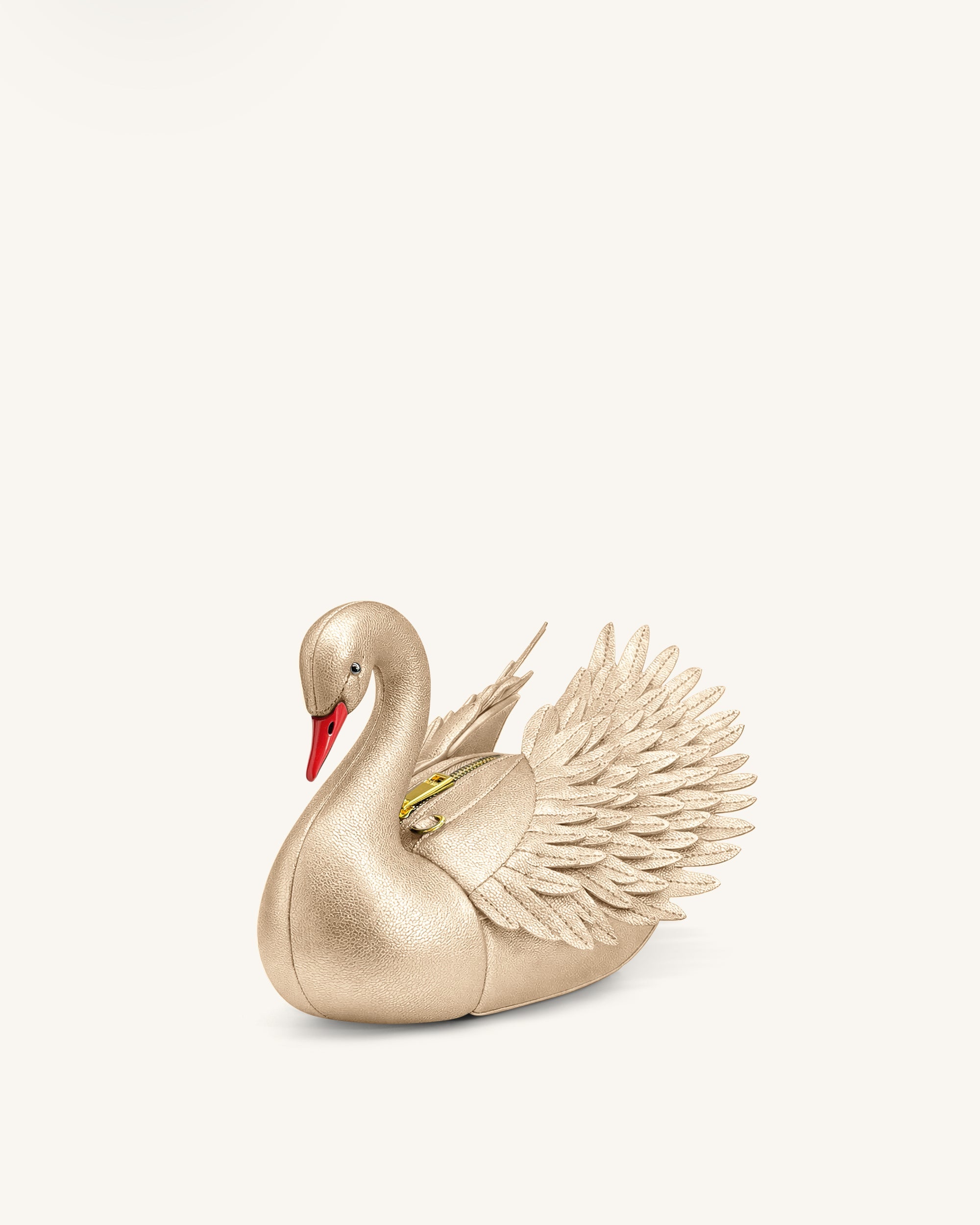 Alani Sac bandoulière en forme de cygne - Doré – Image 2