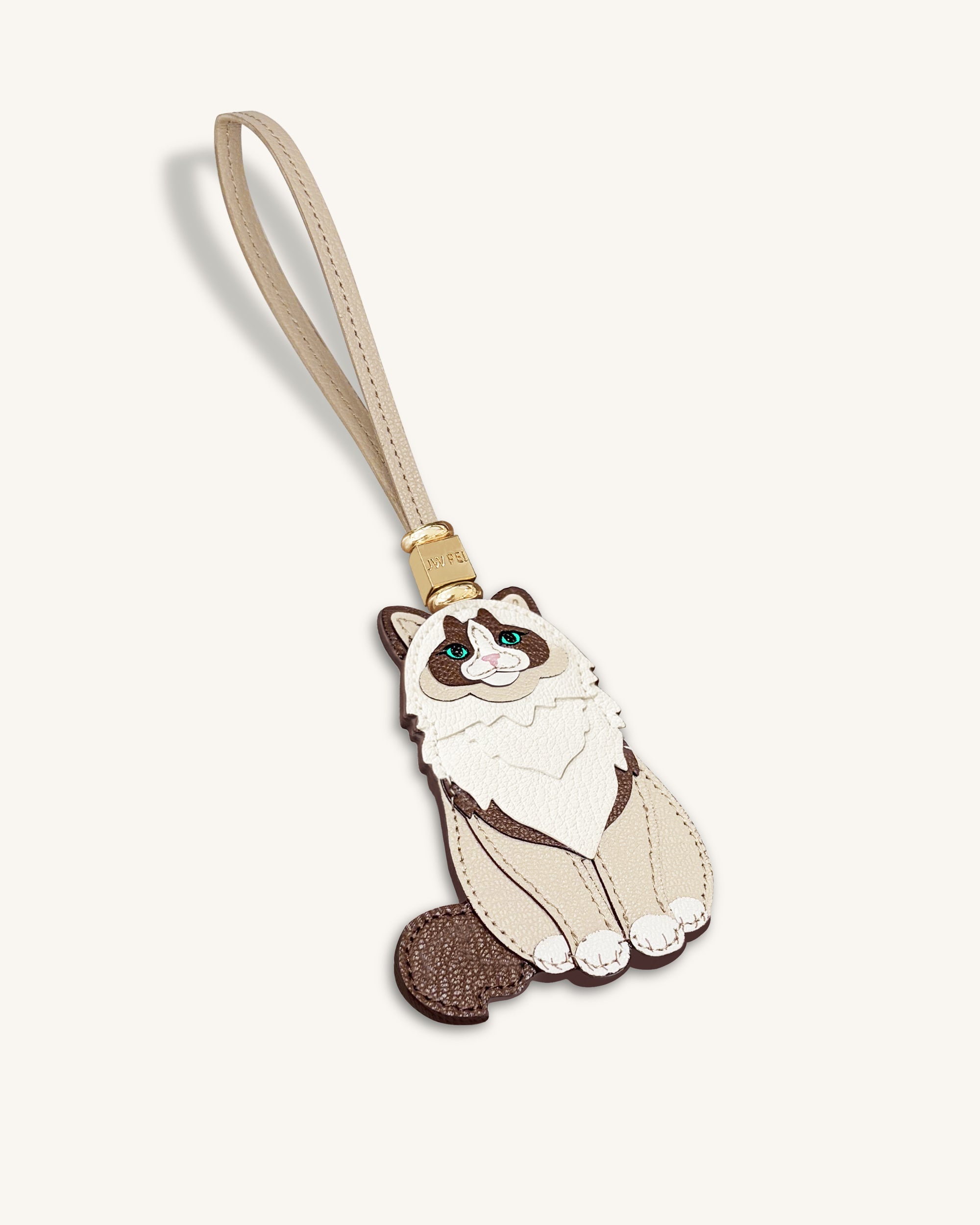 Breloque sac chat Ragdoll - Beige – Image 3