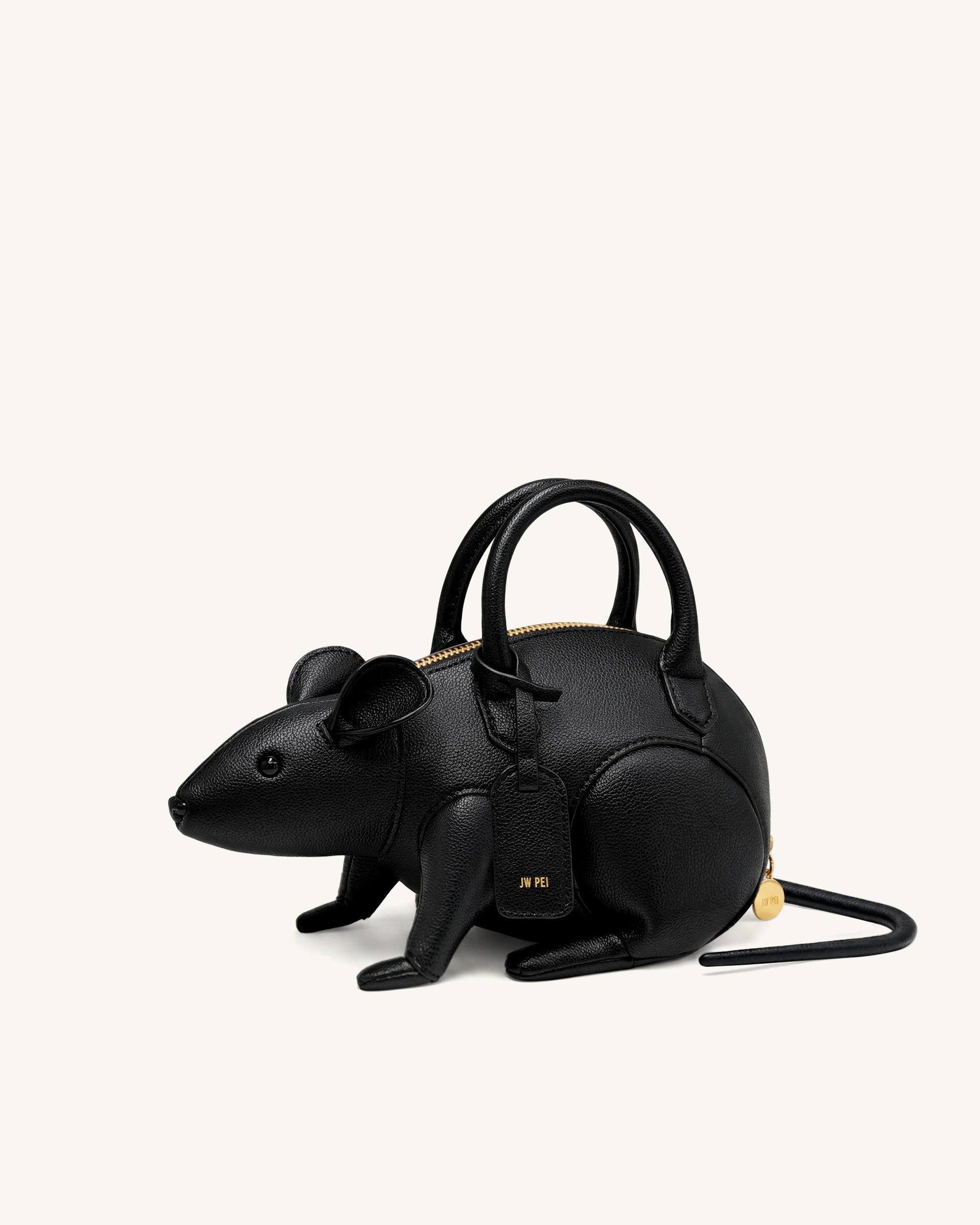 Mia Sac à main à poignée supérieure Souris - Noir – Image 2