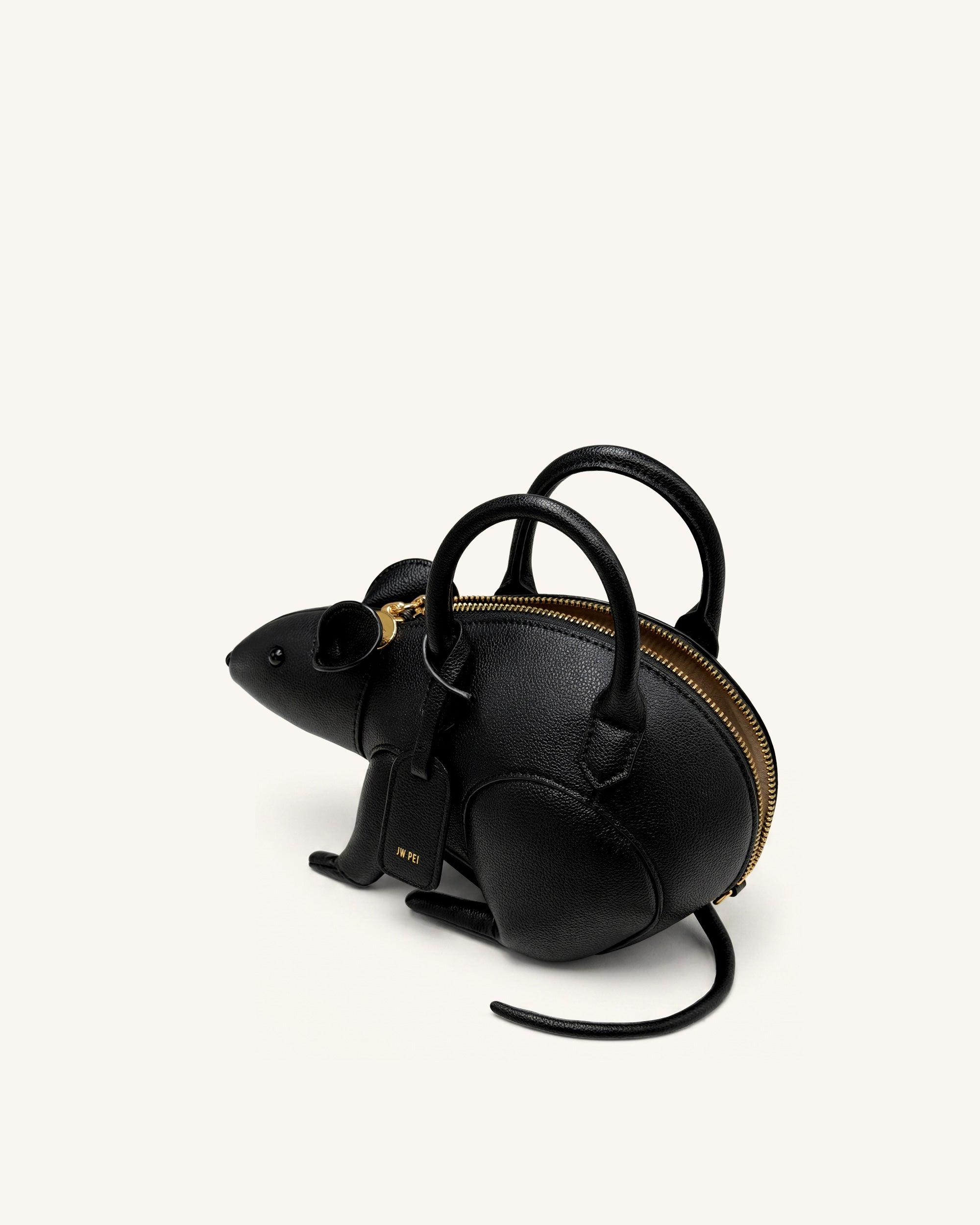 Mia Sac à main à poignée supérieure Souris - Noir – Image 4