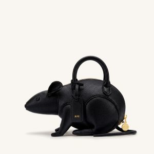 Mia Sac à main à poignée supérieure Souris - Noir