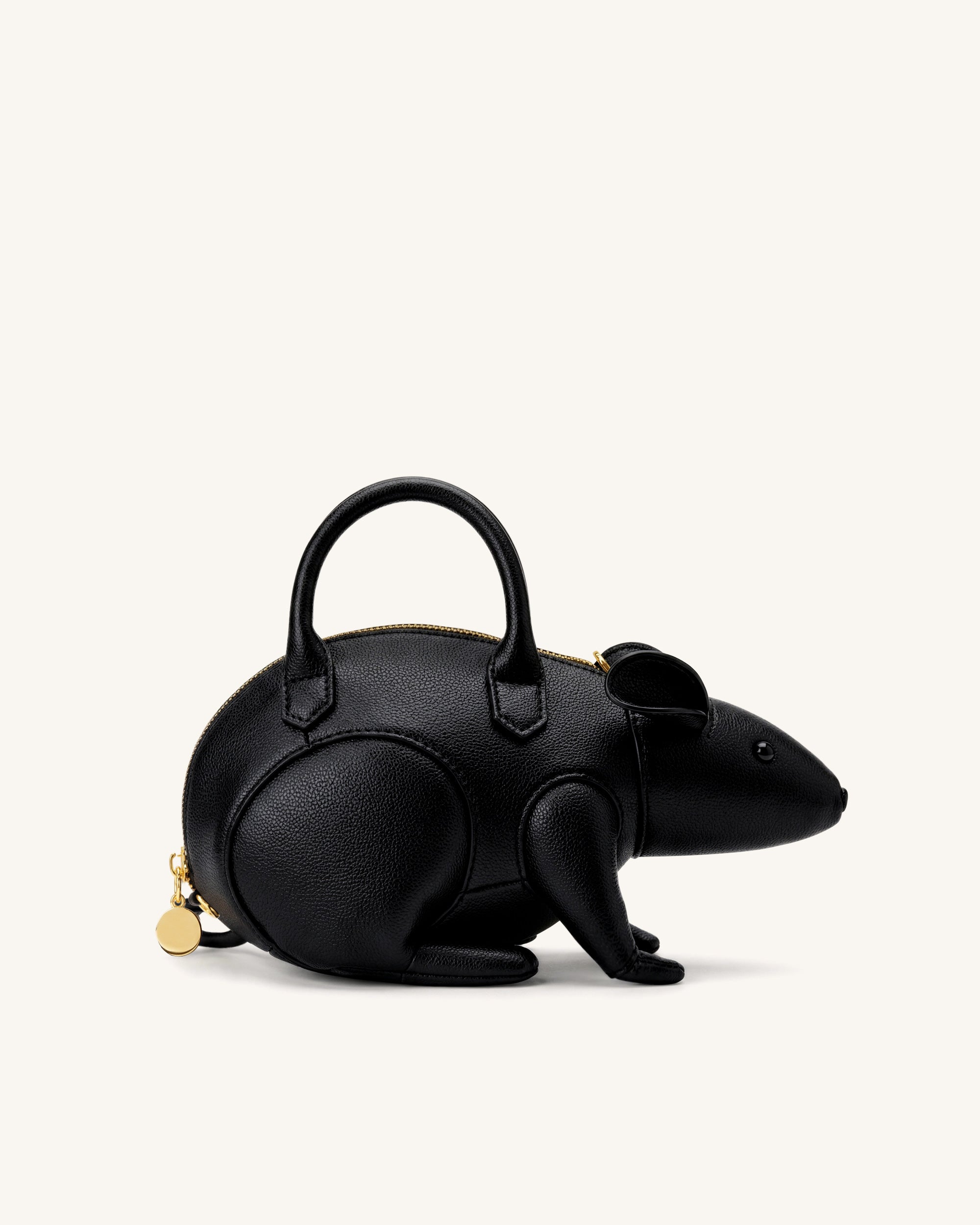 Mia Sac à main à poignée supérieure Souris - Noir – Image 3