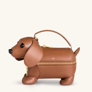 Emilia Sac en forme de chien - Marron
