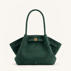 Sac cabas moyen en similicuir Hana - Vert forêt