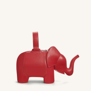 Claire Sac à main en forme d'éléphant - Rouge