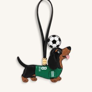 Breloque Sac Maillot de Foot Teckel Coupe du Monde - Vert