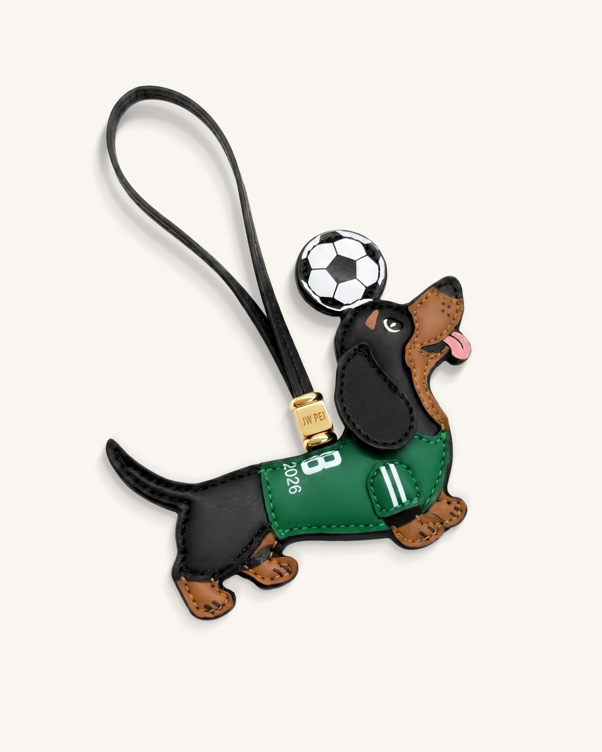 Breloque Sac Maillot de Foot Teckel Coupe du Monde - Vert – Image 3