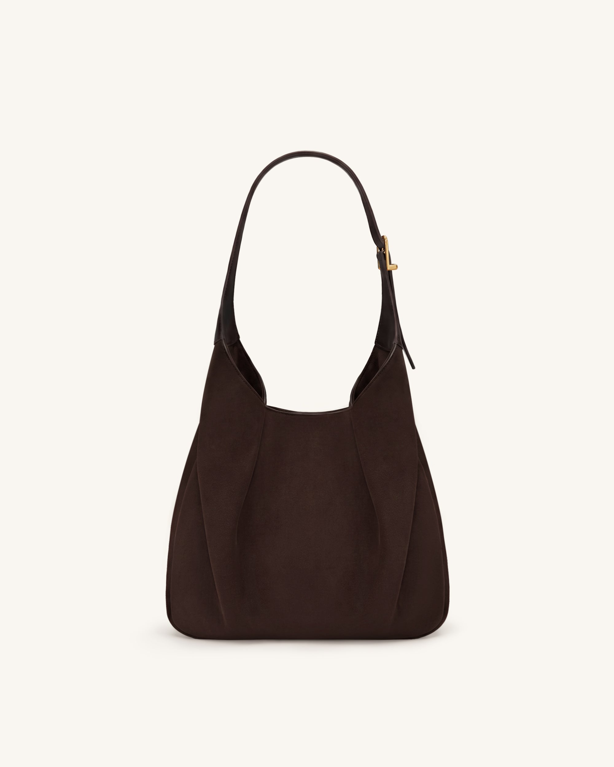 Alina Sac hobo en faux suède - Marron chocolat – Image 3