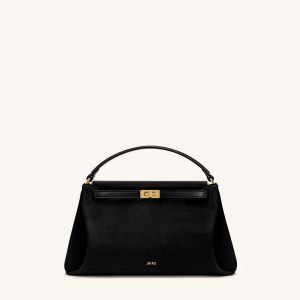 Carmen Sac à main en suédine - Noir