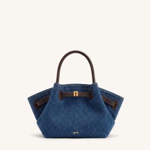Hana Mini sac cabas - Denim bleu