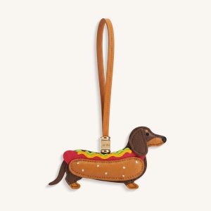 Bijou de sac Teckel Hot-Dog - Multicolore marron