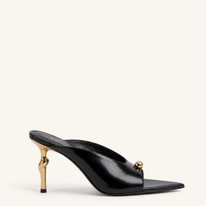 Noemi Mules à talons à bout pointu - Noir