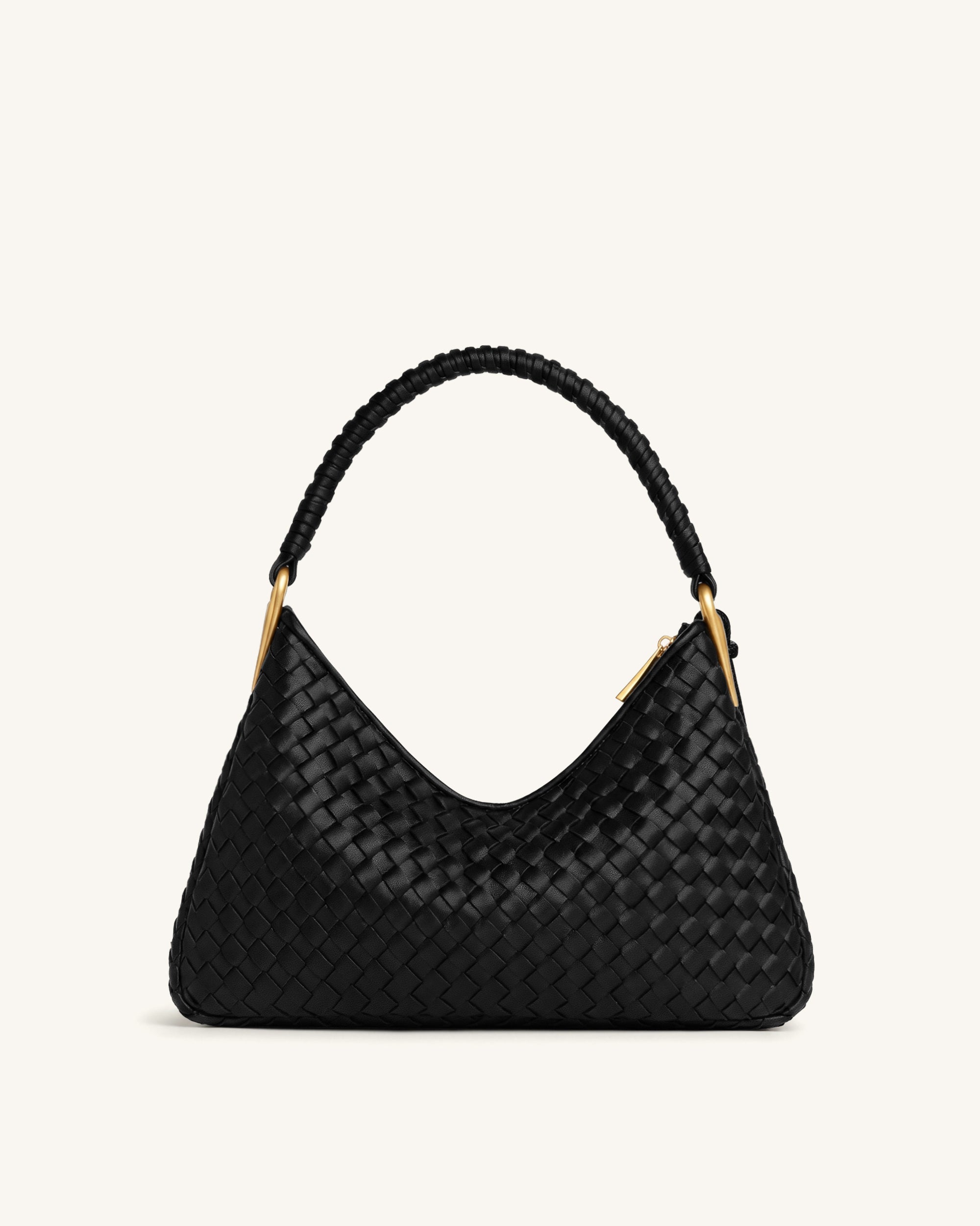 Lorena Sac bandoulière tressé - Noir – Image 3