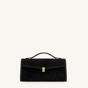 Delphine Sac à main en suédine - Noir