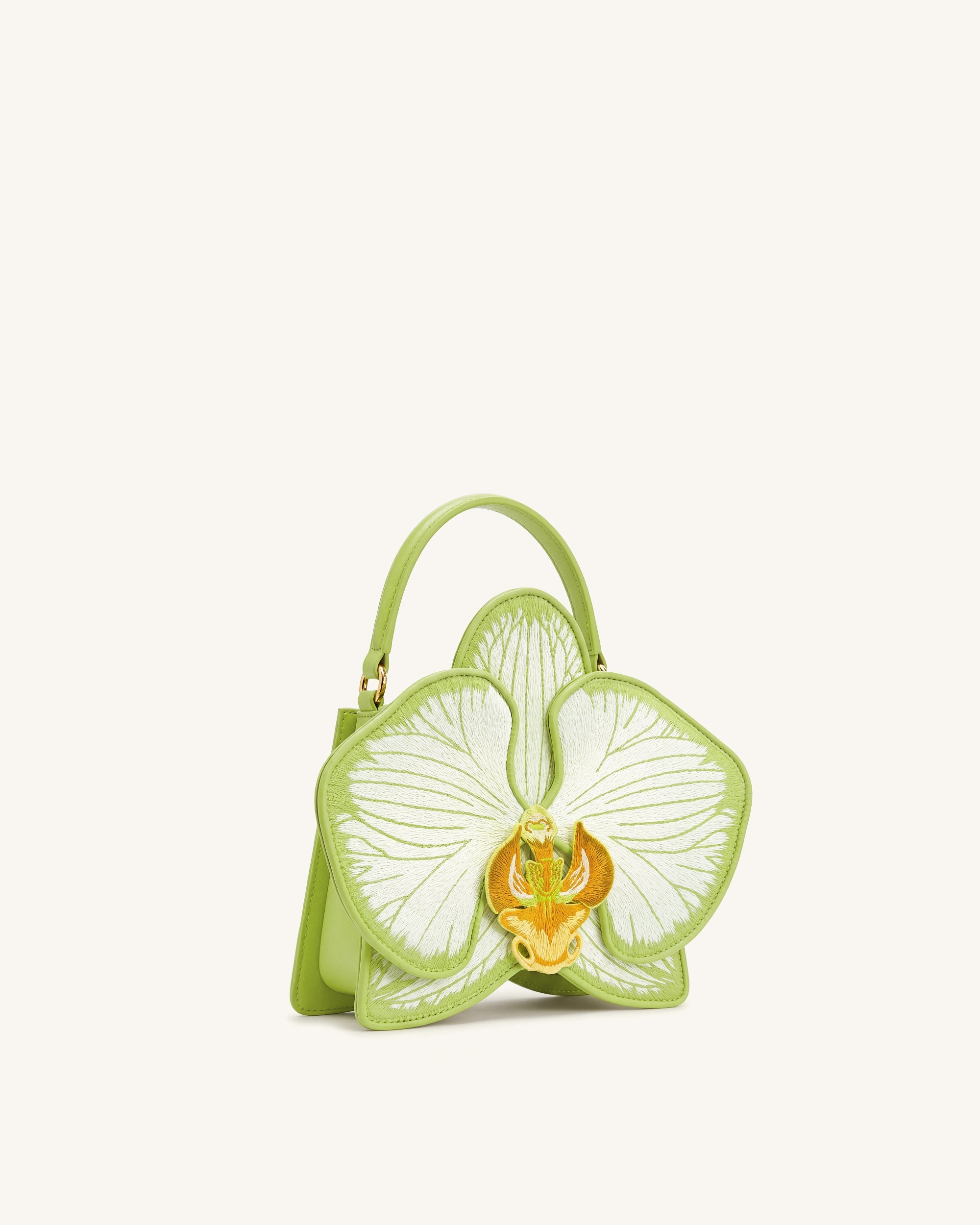 Sac à poignée supérieure Flora Orchid - Vert clair – Image 2
