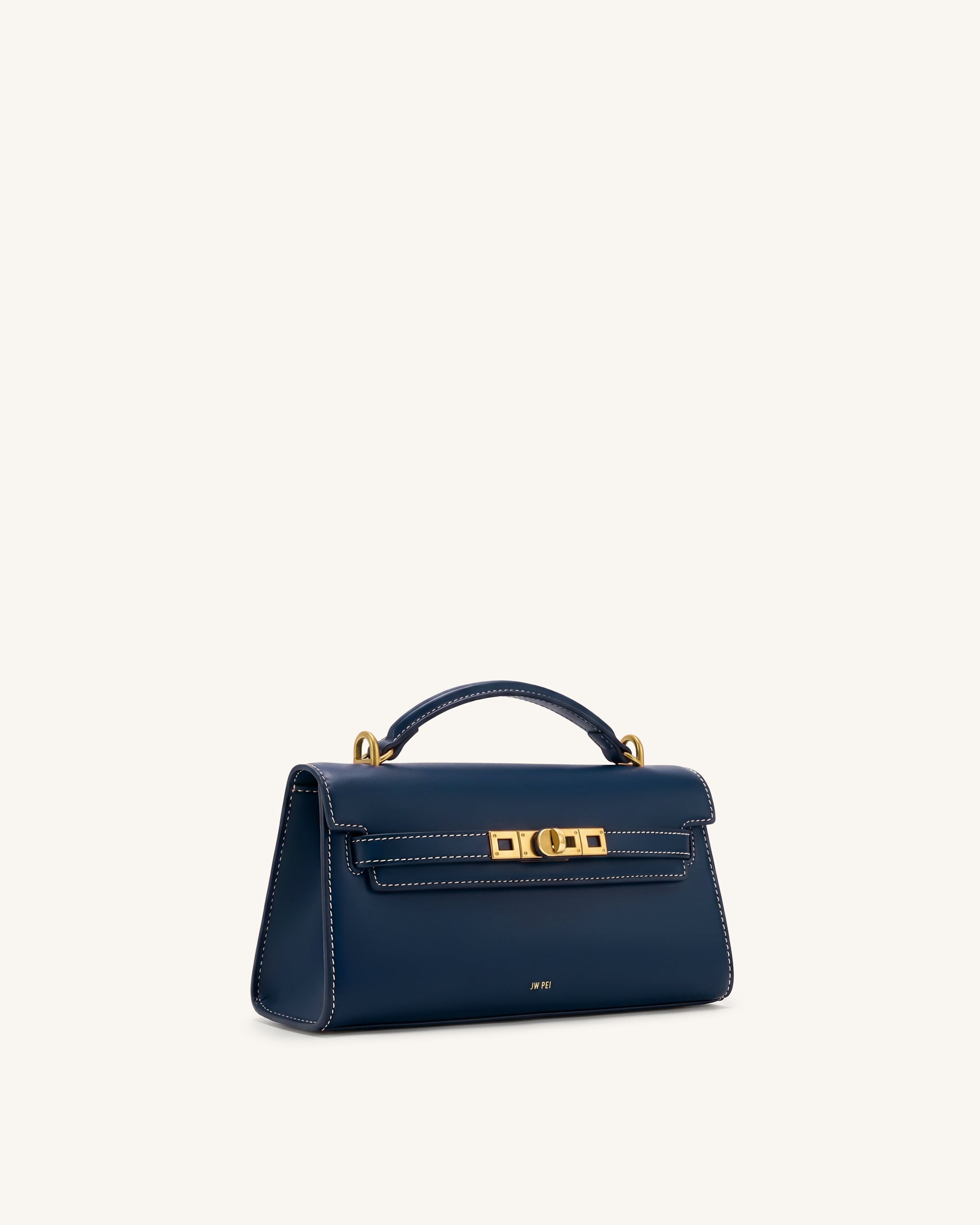 Sac à main supérieur Noor - Bleu marine – Image 2