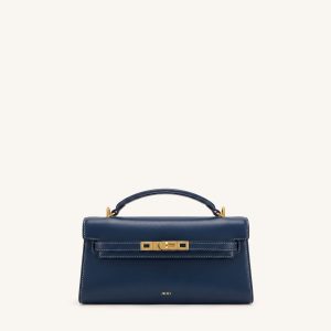 Sac à main supérieur Noor - Bleu marine