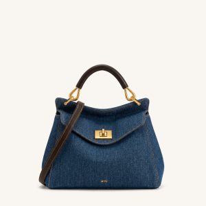 Lucia Sac à Main Classique - Denim Bleu