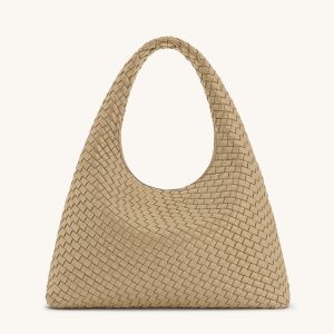 Laura Sac bandoulière tissé - Beige