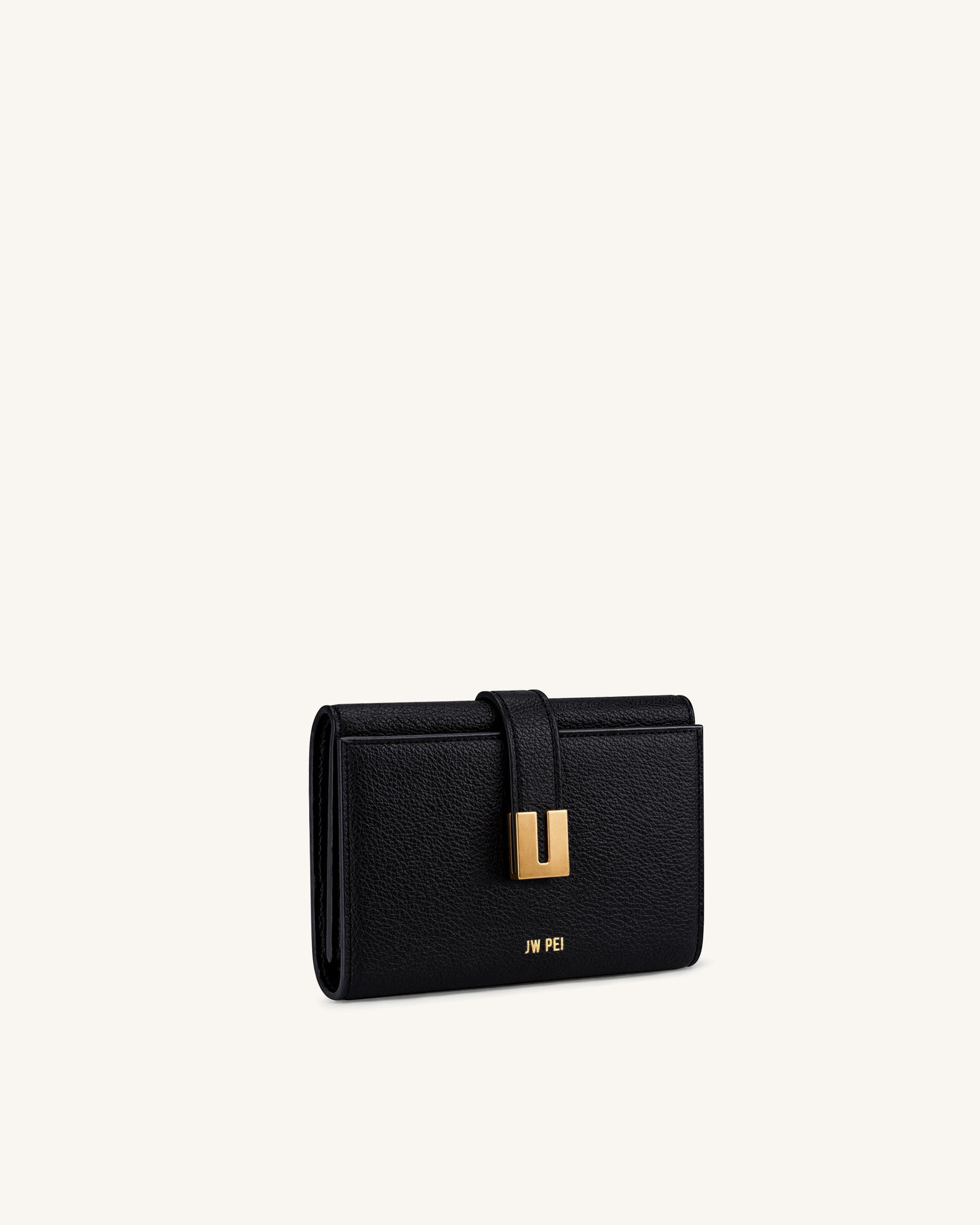 Hana Portefeuille avec détails métalliques - Noir – Image 2