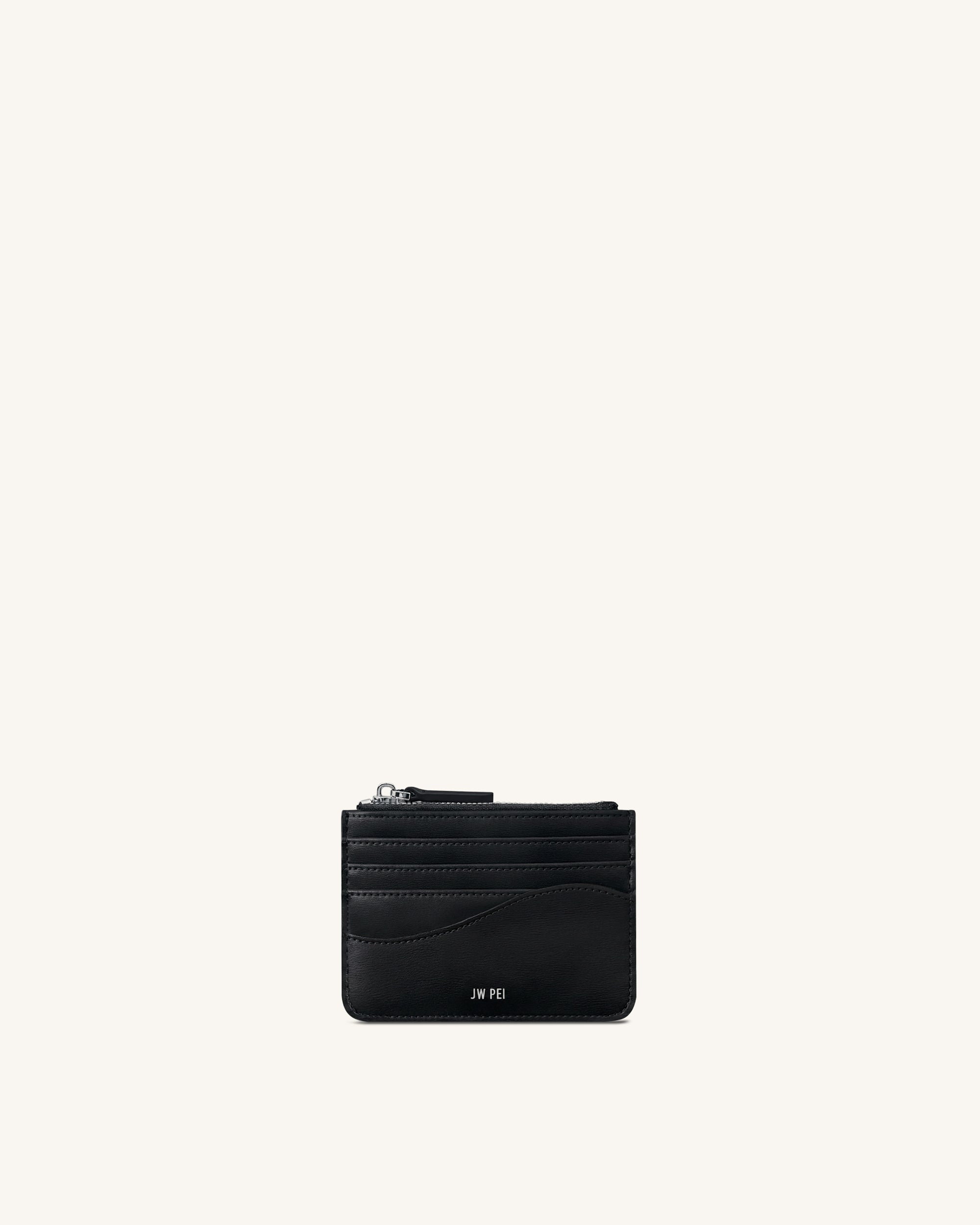 Seren Porte-cartes zippé - Noir